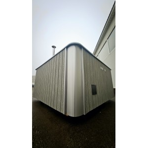 Fiberglass square hot tub with integrated heater / 220cm Quadro