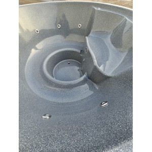 Stiklo pluošto kubilas su integruota krosnele / 200cm - 225cm