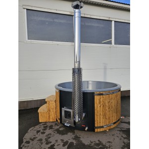 Stiklo pluošto kubilas su integruota krosnele / 200cm - 225cm