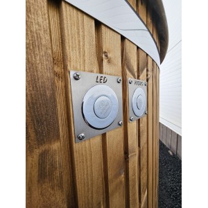 Fiberglass Hot Tub with Integrated Heater / 200cm - 225cm