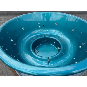 Fiberglass hot tub with external heater / 200cm - 225cm