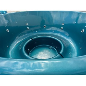 Fiberglass hot tub with external heater / 200cm - 225cm
