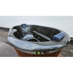 Fiberglass ofuro hot tub with external heater / 2 person hot tub
