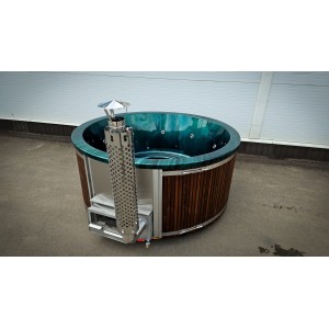 Acrylic hot tub with external heater / 200cm - 225cm