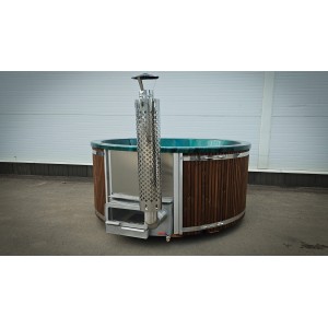 Acrylic hot tub with external heater / 200cm - 225cm