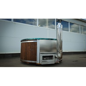 Acrylic hot tub with external heater / 200cm - 225cm