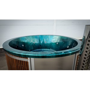 Acrylic hot tub with external heater / 200cm - 225cm