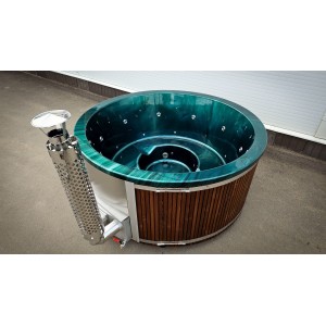 Acrylic hot tub with external heater / 200cm - 225cm