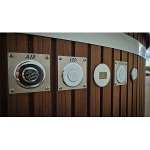 Acrylic hot tub with external heater / 200cm - 225cm