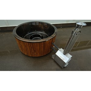 Akrilinis kubilas su išorine krosnele / 200cm - 225cm