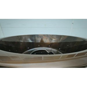 Acrylic hot tub with external heater / 200cm - 225cm