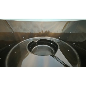 Acrylic hot tub with external heater / 200cm - 225cm