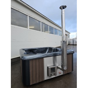 Akrilinis jacuzzi kubilas su integruota krosnele / 245cm Quadro
