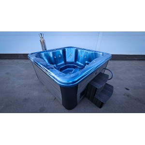 Akrilinis jacuzzi kubilas su išorine krosnele / 220cm Quadro