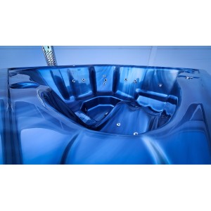 Acrylic jacuzzi hot tub with external heater / 220cm Quadro