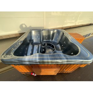 Akrilinis jacuzzi kubilas su išorine krosnele / 220cm Quadro