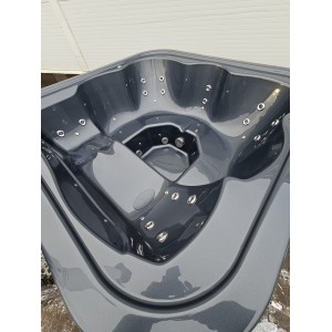 Acrylic square hot tub LOUNGE with integrated heater / 204cm Quadro