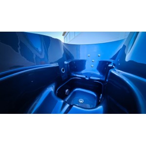 Acrylic ofuro hot tub with external heater / 2 person hot tub