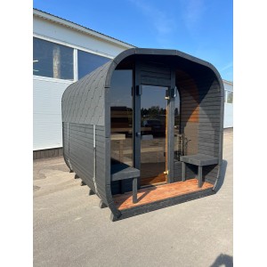 2m Cube Sauna | Compact Outdoor Garden Sauna