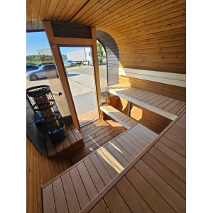 4m Cube Sauna + Relax Room | Versatile Garden Sauna