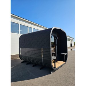 4m Cube Sauna + Relax Room | Versatile Garden Sauna