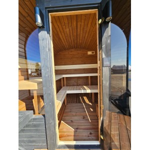 4m Cube Sauna + Relax Room | Versatile Garden Sauna