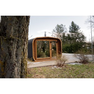 4m Lux Cube Sauna + Relax Room | Luxurious Garden Sauna