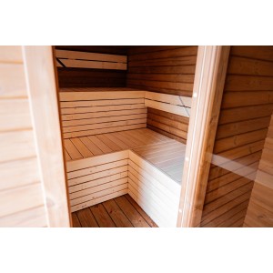 4m Lux Cube Sauna + Relax Room | Luxurious Garden Sauna