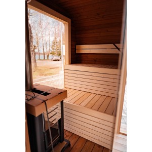 4m Lux Cube Sauna + Relax Room | Luxurious Garden Sauna