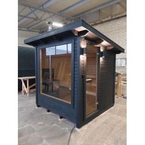 2m Box Sauna | Compact Outdoor Garden Sauna