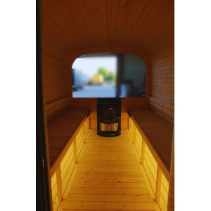 4m Cube Sauna + Relax Room | Versatile Garden Sauna