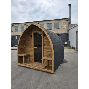 2m Leaf Sauna | Compact Outdoor Garden Sauna