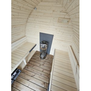 2m Leaf Sauna | Compact Outdoor Garden Sauna
