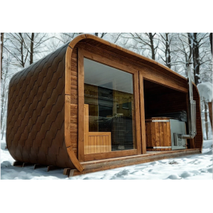 LUX CUBE 2in1 Sauna and hot tub combo