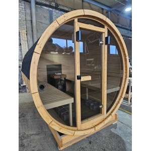 2m Barrel Sauna | Compact Outdoor Garden Sauna