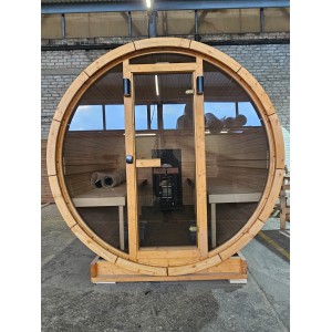 2m Barrel Sauna | Compact Outdoor Garden Sauna