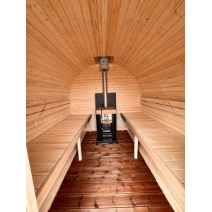 3m Barrel Sauna | Spacious Outdoor Garden Sauna