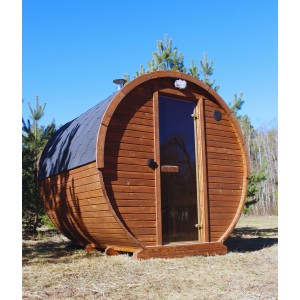 2m Barrel Sauna | Compact Outdoor Garden Sauna