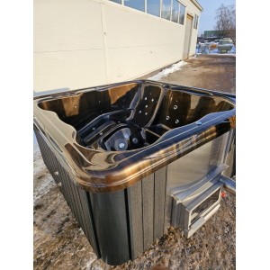 Acrylic jacuzzi hot tub with external heater / 220cm Quadro