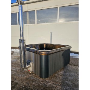 Acrylic jacuzzi hot tub with external heater / 220cm Quadro