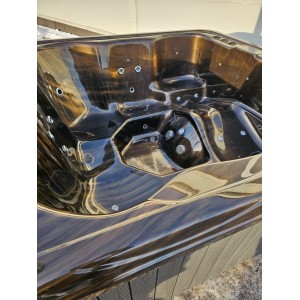 Akrilinis jacuzzi kubilas su išorine krosnele / 220cm Quadro