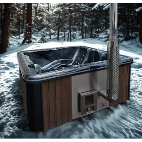 Akrilinis jacuzzi su integruota krosnele