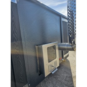 Acrylic square hot tub LOUNGE with integrated heater / 204cm Quadro