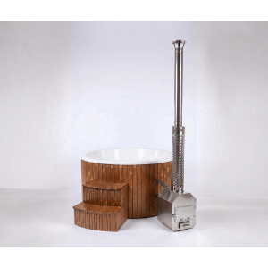 Acrylic hot tub with external heater / 200cm - 225cm