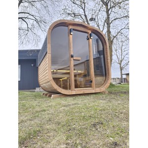 2m Cube Sauna | Kompaktiška lauko pirtis