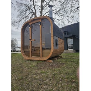2m Cube Sauna | Kompaktiška lauko pirtis