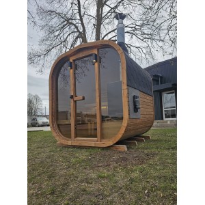 2m Cube Sauna | Kompaktiška lauko pirtis