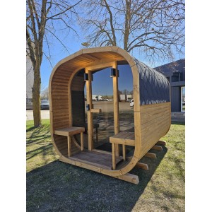 2m Cube Sauna | Kompaktiška lauko pirtis