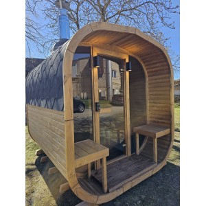 2m Cube Sauna | Kompaktiška lauko pirtis