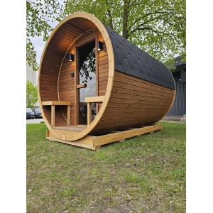 3m Barrel sauna | Erdvi Lauko Pirtis